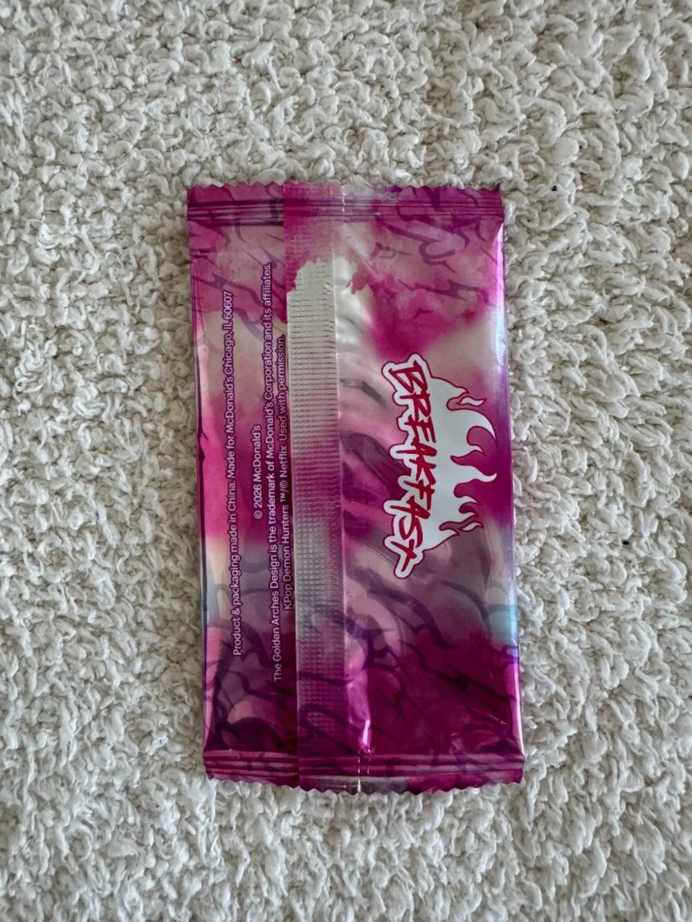 2026 McDonald’s KPop Demon Hunters The Saja Boys Sealed Card Pack